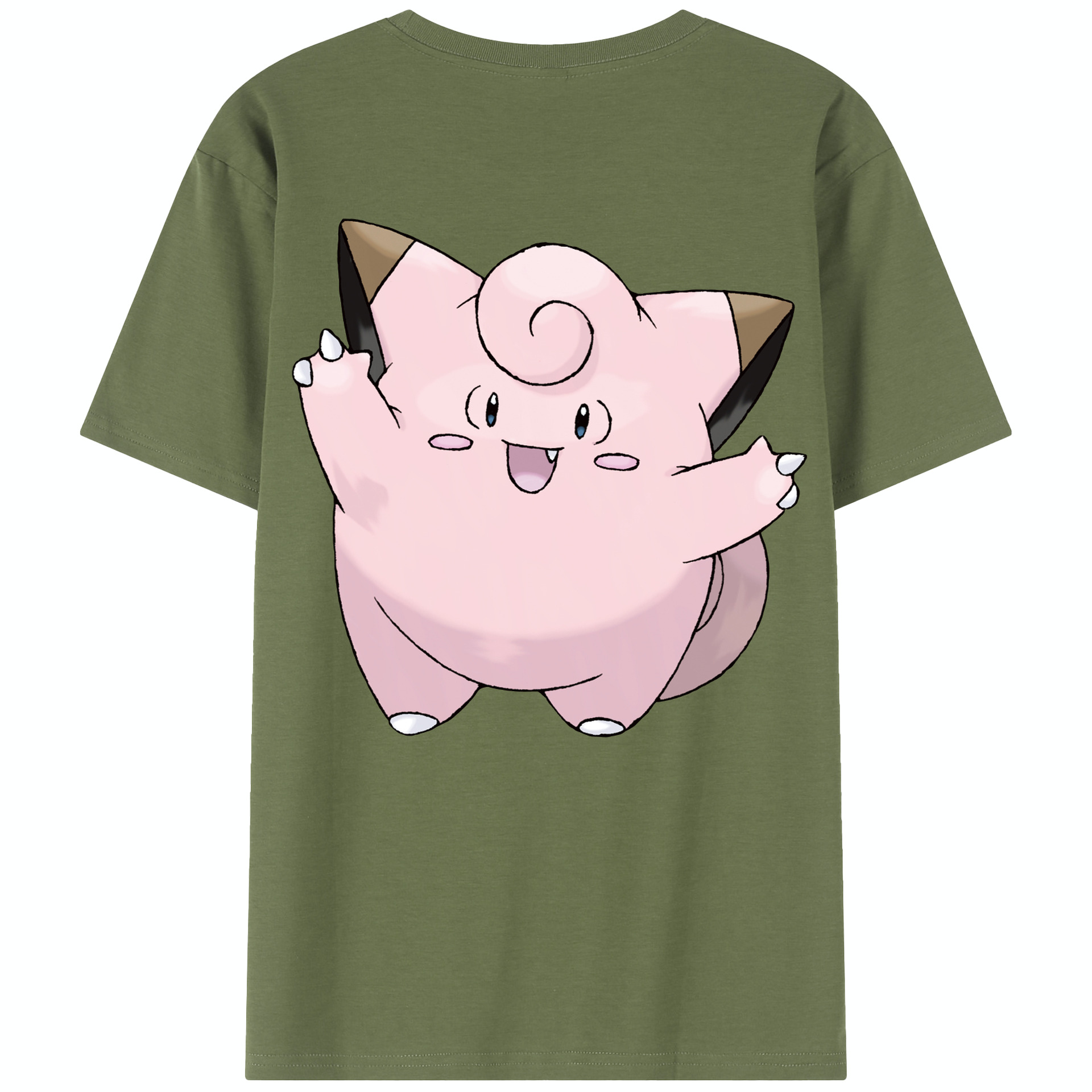 （画像用） ポケットモンスター Pokémon 綿100％半袖Tシャツ（背面プリント）